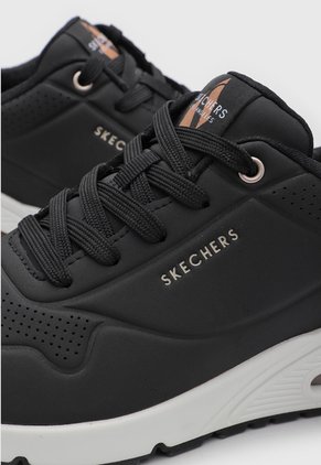Tenis Lifestyle Skechers Uno - Golden Air Negro