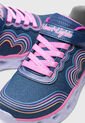 Tenis SKECHERS Heart Lights Azul de Skechers