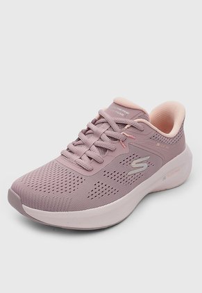 Tenis Lifestyle Skechers Sport Plush Foam Rosa Mauve