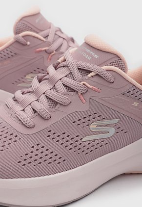 Tenis Lifestyle Skechers Sport Plush Foam Rosa Mauve