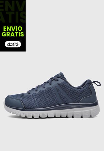 Tenis SKECHERS Graceful Azul Skechers