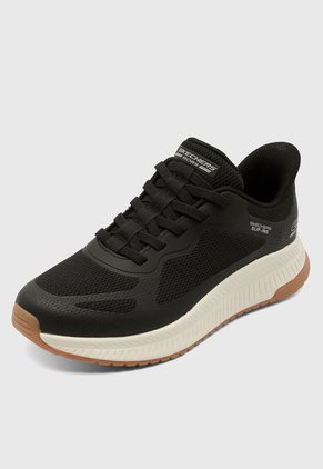 Tenis SKECHERS Slip-ins: BOBS Sport Squad Chaos 4 Negro