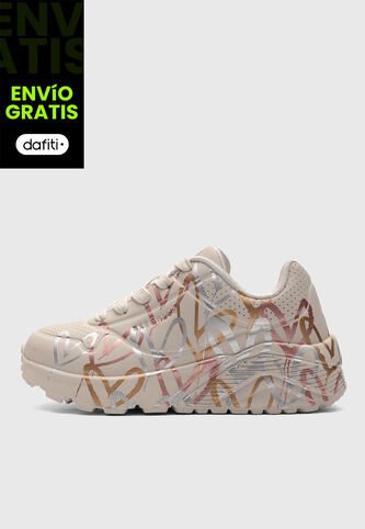 Tenis SKECHERS Uno Lite - Metallic Love Beige Skechers