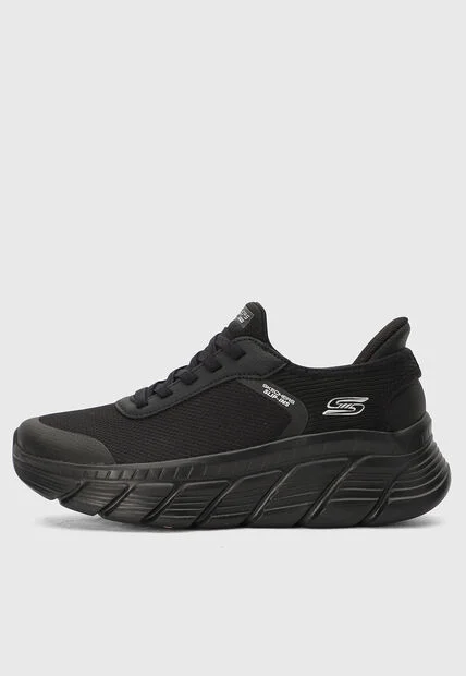 Tenis SKECHERS Bobs S Flex Hi Negro