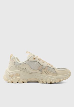 Tenis SKECHERS D'Lites Hiker Beige
