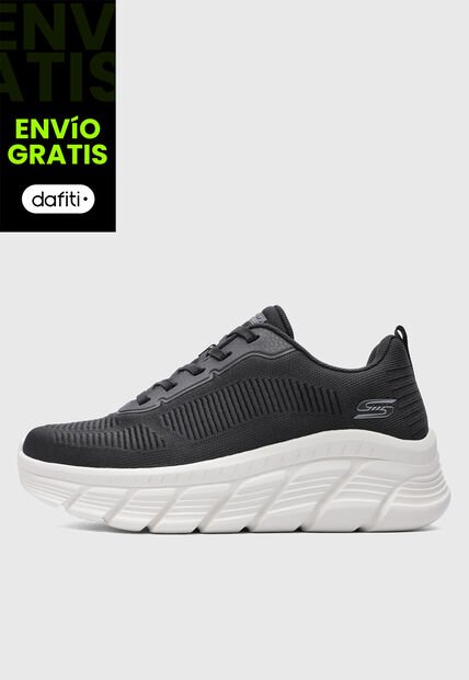 Tenis SKECHERS Bobs B Flex Hi Negro