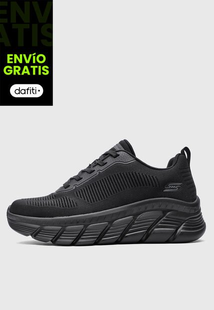 Tenis SKECHERS Bobs B Flex Hi Negro