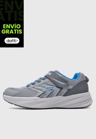 Tenis SKECHERS Boys Microspec Tread Gris Skechers