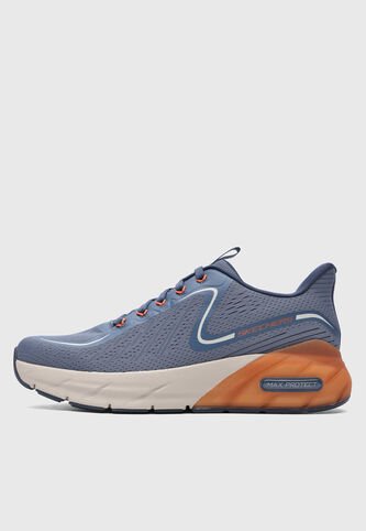 Tenis Lifestyle SKECHERS Max Protect Sport Azul Skechers