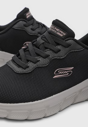 Tenis Lifestyle Skechers Bobs Flex Negro