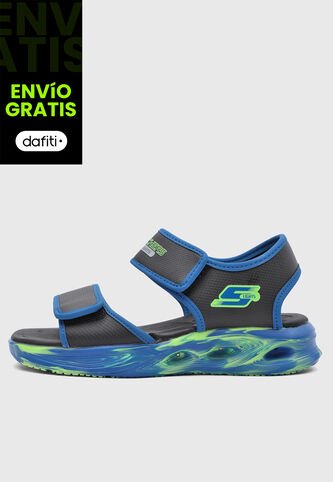 Sandalias SKECHERS S Lights Sola Glow Negro Skechers