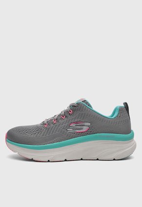 Tenis Walking SKECHERS D'Lux Walker Gris