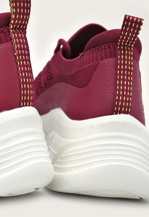 Tenis Lifestyle Borgoña-Marfil Skechers Bobs B Flex Hi