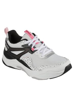 Tenis Skechers Mira - Big Praise Color Blanco/ Negro/ Rosado Ultima Unidad