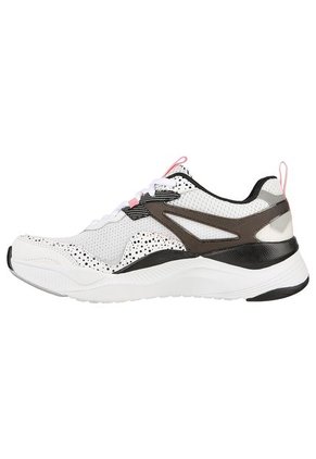 Tenis Skechers Mira - Big Praise Color Blanco/ Negro/ Rosado Ultima Unidad