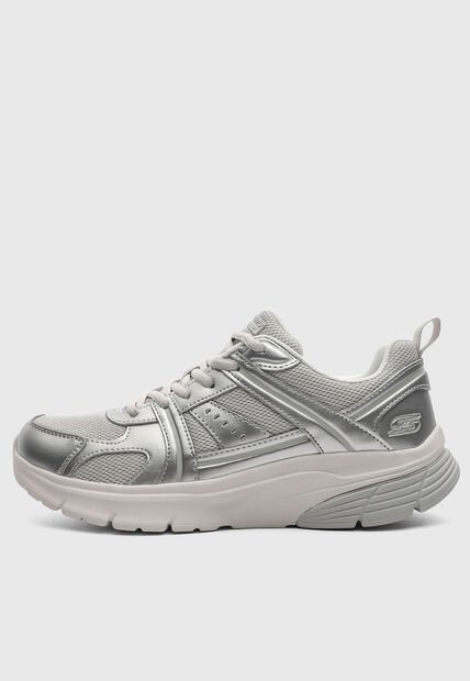 Tenis SKECHERS Bobs Vamos Plateado
