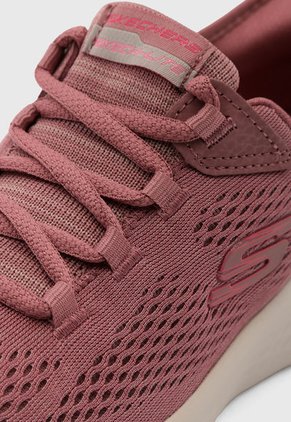 Tenis Running Lila-Blanco Lila Slip-ins: Skech-Lite Pro