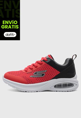 Tenis SKECHERS Microspec Max Advance Rojo Skechers