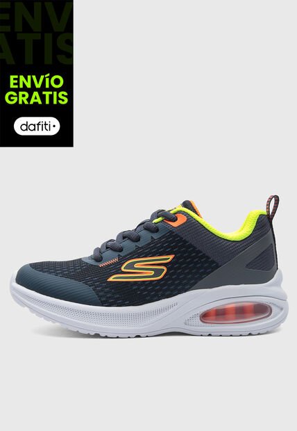Tenis SKECHERS Microspec Max Advance Azul