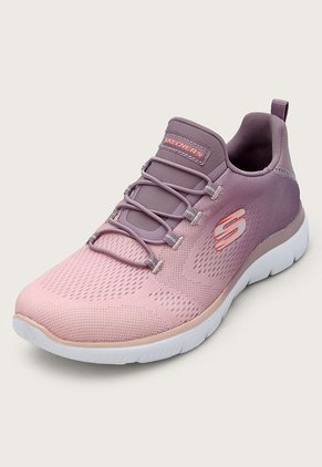 Tenis Training Malva-Palo Rosa Skechers Summits - Bright Charmer