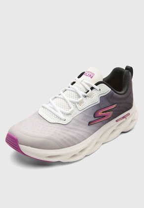 Tenis SKECHERS Go Run Swirl Tech Speed Blanco