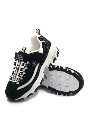 Tenis Lifestyle D'Lites - Crowd Appeal Skechers 80588LBKW - Negro Con Envio Gratis