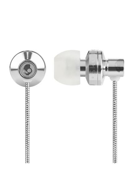 Audífonos Skull Candy Plateados