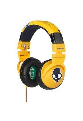 Audifonos Skull Candy Amarillo-Negro