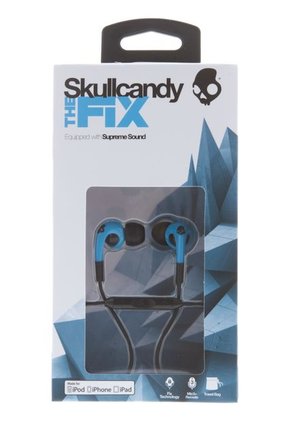 Audífonos Skullcandy The Fix Negro-Azul Cian