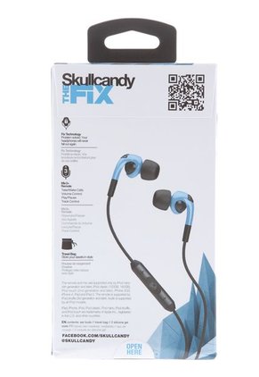 Audífonos Skullcandy The Fix Negro-Azul Cian