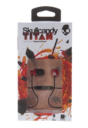 Audífonos Skullcandy Titan Negro-Rojizo