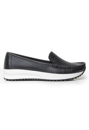 SkyWalk Mocasines Para Mujer En Cuero 752SK06NEGRO