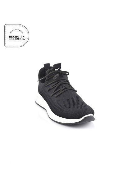 Skywalk Tenis Moda Hombres 663127M01201Negro