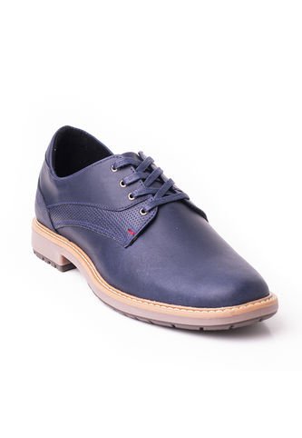 Sky Walk Zapato Cordon En Cuero Para Caballero 66311193AZUL Skywalk