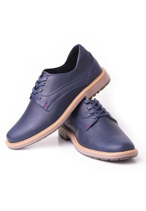 Sky Walk Zapato Cordon En Cuero Para Caballero 66311193AZUL