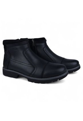 Sky Walk Botas Cuero Hombres 663123BB23009NEGRO