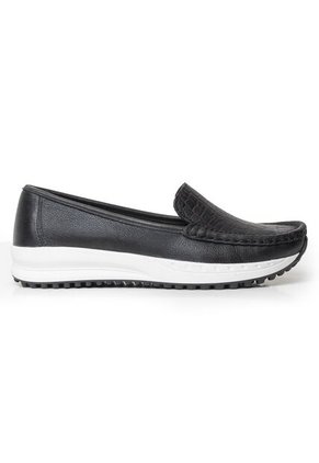 Sky Walk Mocasines Para Mujer En Cuero 752SK06NEGRO
