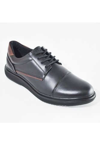 Sky Walk Zapatos De Cuero Casuales Para Hombre 6631061221NEGRO Skywalk