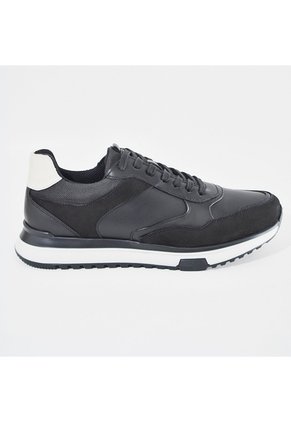 Sky Walk Tenis Casuales De Cuero Hombre 663106SNEKERSNEGRO