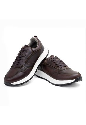 Sky Walk Tenis Urbanos En Cuero Para Hombre 663106BOSSCONAC