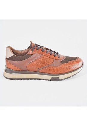 Sky Walk Tenis Casuales De Cuero Hombre 663106SNEKERSMIEL