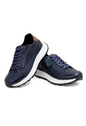 Sky Walk Tenis Urbanos En Cuero Para Hombre 66311175-0AZUL