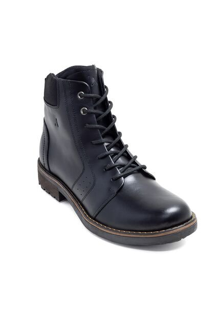 Sky Walk Botas En Cuero Para Hombre 663106BROOCKYNNEGRO