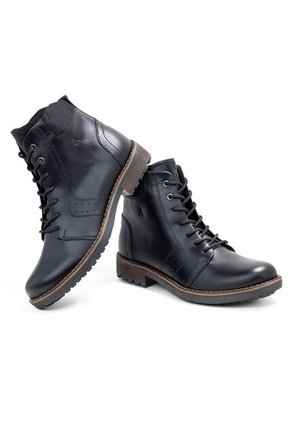 Sky Walk Botas En Cuero Para Hombre 663106BROOCKYNNEGRO