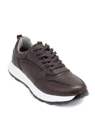 Sky Walk Tenis Urbanos En Cuero Para Hombre 663106BOSSCONAC Skywalk