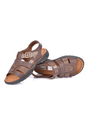 Sky Walk Sandalias Cuero Para Hombre 663117025CAFE