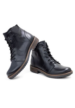 Sky Walk Botas En Cuero Para Hombre 663106BROOCKYNNEGRO