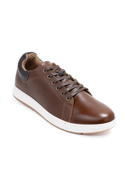 Sky Walk Zapatos Casuales En Cuero Para Hombre 663154BOLI01VINO
