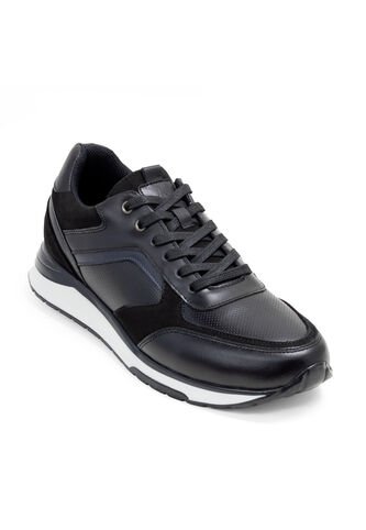 Sky Walk Tenis Urbanos En Cuero Para Hombre 663106SNEAKERCHANEGRO Skywalk