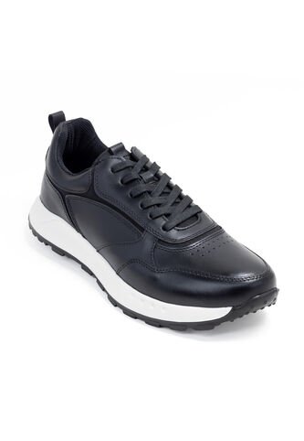 Sky Walk Tenis Urbanos En Cuero Para Hombre 663106BOSSNEGRO Skywalk